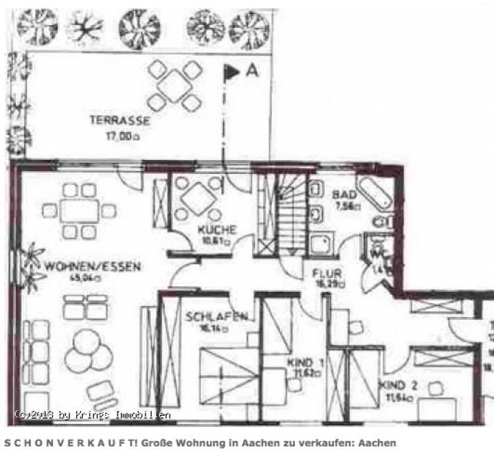 VERKAUFT Große Wohnung in Aachen zu verkaufen - Bild# 1